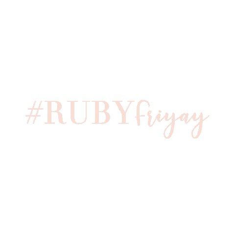 Rubytext Sticker by Ruby Friday