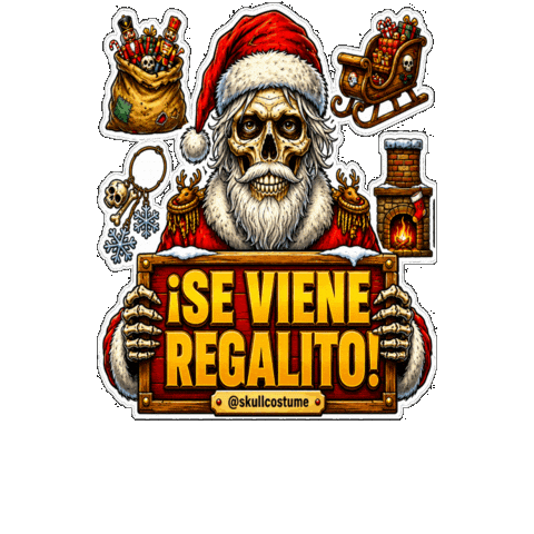 Santa Claus Halloween Sticker