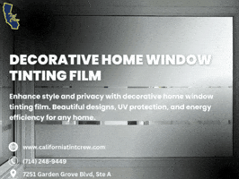 Decorative Tinted Window Film GIF