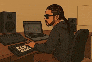 Music Producer Studio GIF