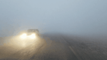 Driving In Fog GIF