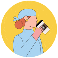 Coffee Doctor Sticker by TantoGusto Cafe