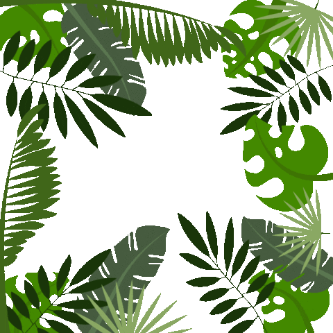 Leaf Jungle Sticker by tigdesign