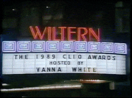 Vanna White Vintage GIF by Clio Awards