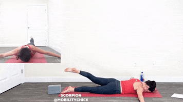 mobilitychick yoga exercise pilates stretch GIF