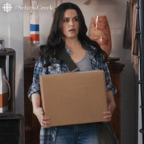 Emily Hampshire Comedy GIF by CBC - Find & Share on GIPHY
