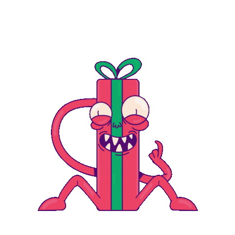 Christmas Monster Sticker