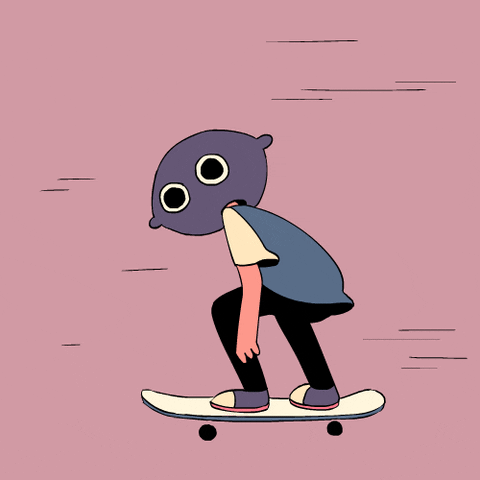 janicechun skateboarding skateboard skater kickflip GIF