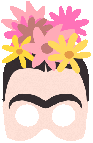 Flower Mask Sticker
