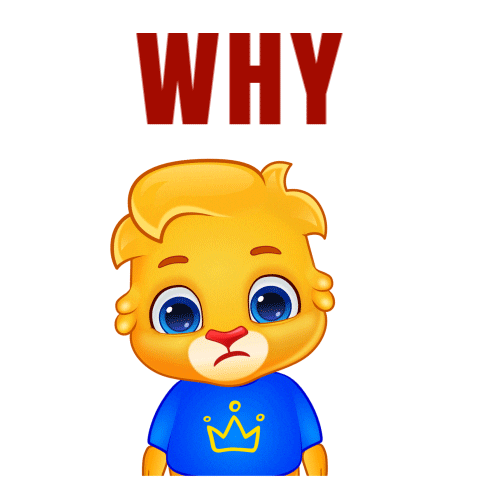 Why Me Crying Sticker by Lucas and Friends by RV AppStudios