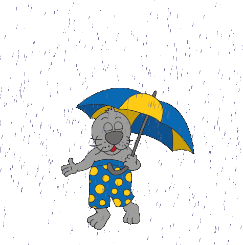 Rain Umbrella Sticker by WONNEMAR Erlebnisbad Ingolstadt