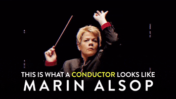 Orchestra Conductor Representation GIF