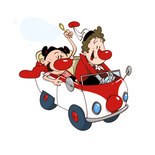 Doutores Palhaços SOS Alegria Sticker