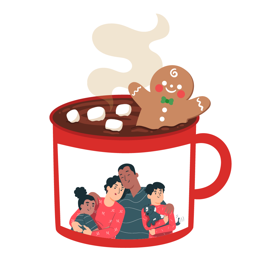 Hot Chocolate Christmas Sticker by Staples Canada
