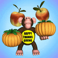 3D Thanksgiving GIF