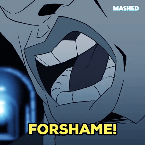 Embarrassed Shame Shame GIF by Mashed