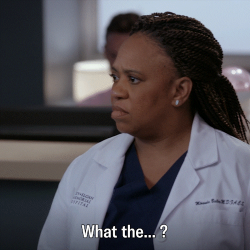 Confused Greys Anatomy GIF by ABC Network