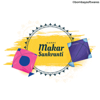 Makar Sankranti Kite GIF by Bombay Softwares