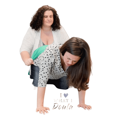birthwisdomdoula massage doula back massage rebozo GIF