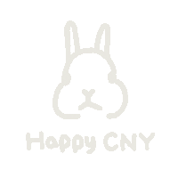 Chinese New Year Rabbit Sticker