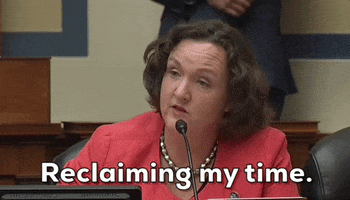 Katie Porter Reclaiming My Time GIF by GIPHY News
