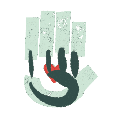 Hand Help Sticker by Scouts et Guides de France