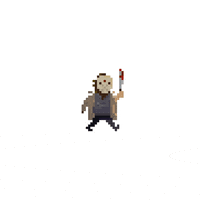 friday the 13th pixels GIF