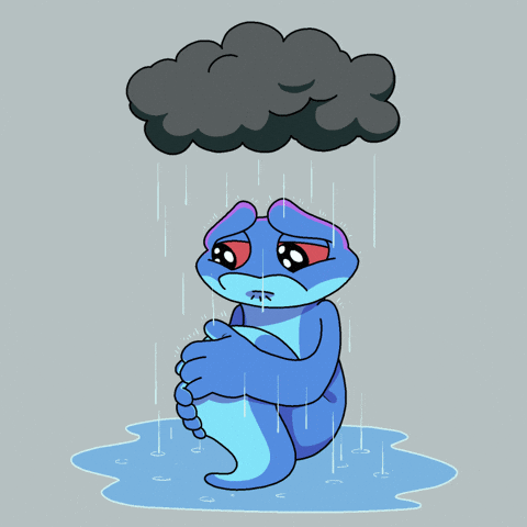 Sad Rainy Day GIF by Snek