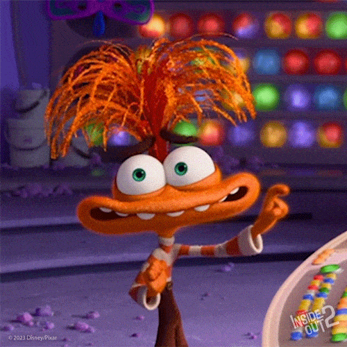 Inside Out Hello GIF by Disney Pixar
