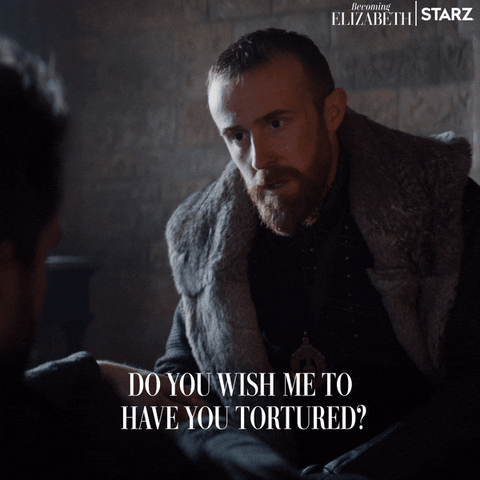 Starz Pain GIF by Becoming Elizabeth