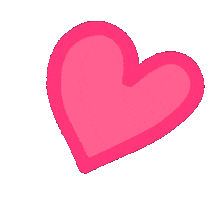 I Love You Heart Sticker by Lizzy Itzkowitz