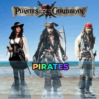 Johnny Depp Pirates GIF by STARCUTOUTSUK