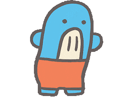 Spin Whale Sticker by KdeeStix