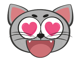 Cat Love Sticker by catmypet