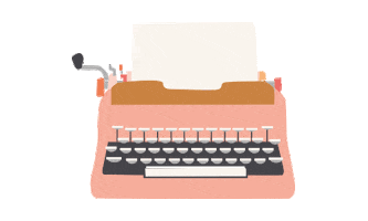 Writing Typing Sticker by Buro Fudge