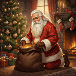Greeting Merry Christmas GIF by ANTONZA