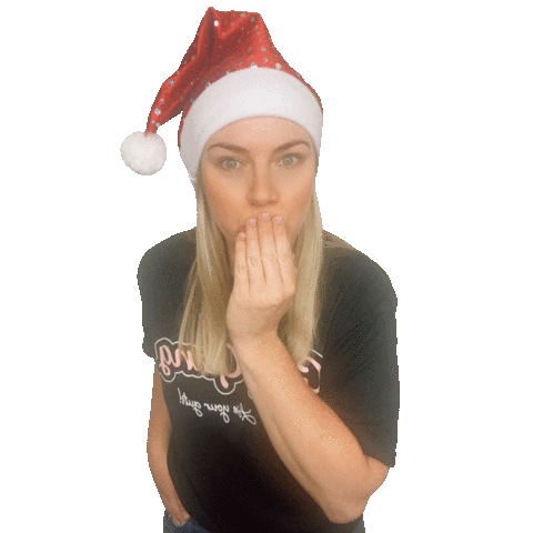 Merry Christmas Kiss Sticker by Goop Gang
