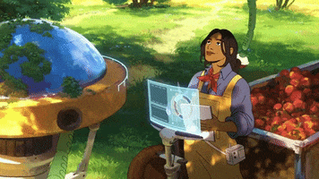 Summer Picking GIF by The Line Animation
