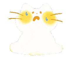 Cat とける Sticker