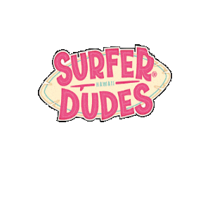 Surfer Dudes Comic Sticker