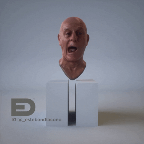 houdini simulations cgi uncanny weird GIF by Esteban Diácono