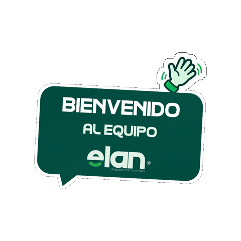 Bienvenida Sticker by ELAN Protección Patrimonial