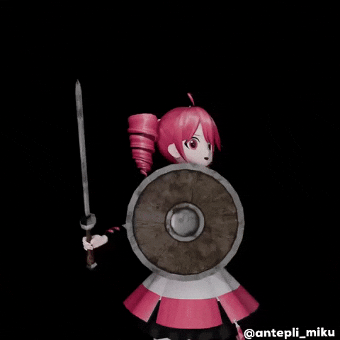 Skeleton Kasane Teto GIF