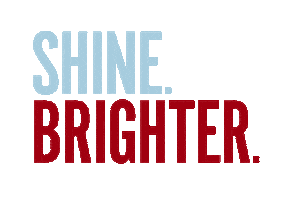 Shine Brighter Indiana University Sticker by IWU National & Global