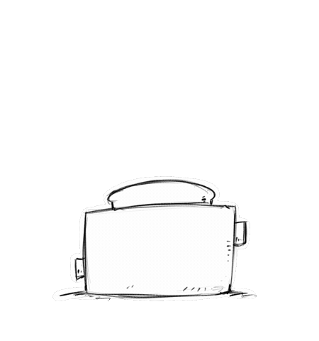 Toast Sticker