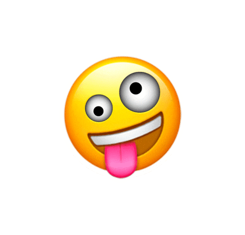 Are You Crazy Emoji Decal