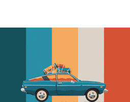 Road Trip Sticker by Hello Road