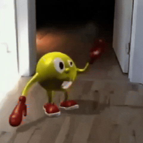 Pacman Comes GIF