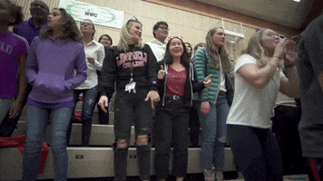 Fans Dancing GIF by Linfield College