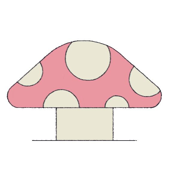 Magic Mushroom Animation Sticker by BoyLloyd